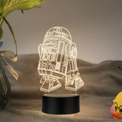 Star Wars Character R2 D2 Night Lamp